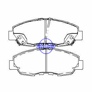ACURA CL 4 HONDA Accord Civic Insight Pastilha de freio FMSI:7573-D764 7632-D764 7573-D465 9182-D1956 7345-D764 7345-D465 OEM:45022-S84-A01 45022-SM4-A09 TRW:GDB3148 GDB8949 WVA:21 F764