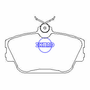 FORD USA TAURUS Taurus LINCOLN Continental Mark MERCURY Sable Pastilha de freio FMSI: 7633-D765 7476-D598 OEM: F3LY-2001-A WVA: 24772, F765