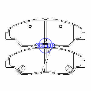 KIA RETONASPORTAGE Pastilha de freio FMSI:7641-D774 OEM:0K045-33-23Z FDB1536 TRW:GDB3241 WVA:23442 23443 23444, F774