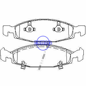 JEEP GRAND CHEROKEE II Pastilla de freno FMSI: 7660-D790 7660-D942 OEM: 05011969AA FDB1523 TRW: GDB4120 WVA: 23336 23337 23631 23632 23633, F942