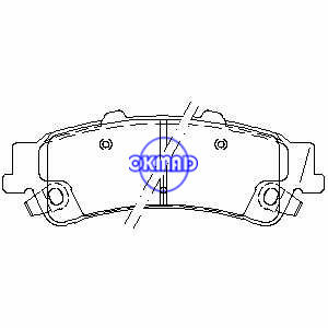 CADILLAC DeVille DTS CHEVROLET TRUCK Astro Silverado Suburban Tahoe GMC TRUCK Safari Yukon 브레이크 패드 FMSI: 7700-D792 7662-D792 OEM: 18026447, F792