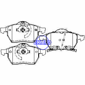 SAAB 9-3 SE 900 SATURN L100 L200 L300 LS1 LS2 LW200 LW300 Plaquette de frein FMSI:7605-D800 7605-D819 7605-D936 OEM:48 39 924 FDB1535 TRW:GDB1342 WVA:23116 23117 23123, F 800
