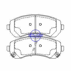 BUICK Rendezvous CHEVROLET Venture OLDSMOBILE Silhouette PONTIAC Aztek Montana AWD Plaquette de frein FMSI:7720-D844 OEM:10434258, F844