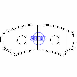 MAZDA MPV MITSUBISHI GRANDIS PAJERO SHOGUN HONDA Passport ISUZU Axiom Rodeo Plaquette de frein FMSI:7742-D867 7791-D867 OEM:4605A041 FDB1603 TRW:GDB1176 GDB3246 WVA:24066, F867