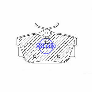 FORD GALAXY SEAT ALHAMBRA VW SHARAN TRANSPORTER IV Box Bus Plataforma/Chassis EuroVan Pastilhas de freio FMSI:7754-D877 OEM:7D0698451 FDB1482 TRW:GDB1326 WVA:23224 23446, F877