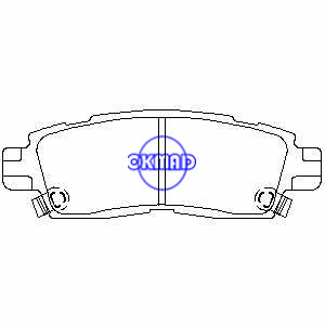 BUICK Enclave Rainier CHEVROLET TRUCK Trailblazer EXT Traverse GMC TRUCK Acádia Enviado XUV SAAB 9-7X ISUZU Ascender Pastilha de freio FMSI: 7760-D883 OEM: 88935752 WVA: 24445, F883