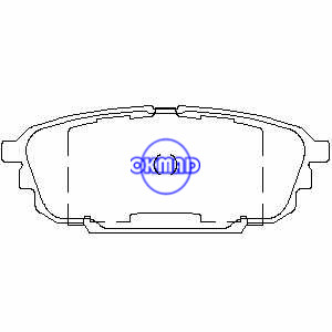 MAZDA Protege 2.0 리터 5 ES 브레이크 패드 FMSI:7771-D892 OEM:BKYT-26-43Z, F892