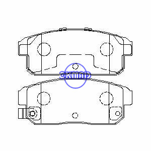 INFINITI G20 I30 I35 NISSAN Maxim Sentra BLUEBIRD Pastilha de freio FMSI:7777-D900 OEM:44060-4U092 MK:D1239M TRW:GDB7184 WVA24039 24040 24041, F900