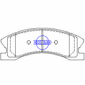 BEIJING BENZ (BBDC) JEEP JEEP GRAND CHEROKEE II Pastilha de freio FMSI:7846-D945 OEM:5093183AA WVA:24083, F945