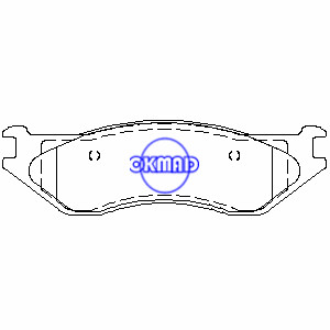 Pastillas de freno para camioneta DODGE Durango 2003 FMSI:7868-D966 OEM:5093796AB, F966