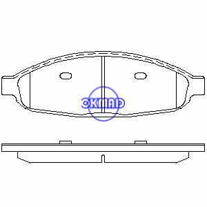 CHRYSLER Pacifica 2004-2008 Plaquette de frein FMSI : 7898-D997 OEM : 5134358AA, F997