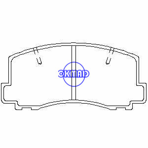 MITSUBISHI COLT CORDIA TREDIA Pastilha de freio FMSI: 7187-D284 OEM: MB699887 FDB319 TRW: GDB312 WVA: 20956, FF319