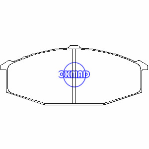 NISSAN 280 ZX, ZXT TOYOTA CROWN Station Wagon Plaquette de frein FMSI : 7093-D166 OEM : 41060-91255 FVR215 GDB190 GDB3025 WVA : 20628 AN-81K, FA81K