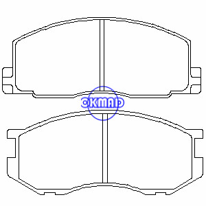 トヨタタラゴバスバン2WDブレーキパッドFMSI：7167-D263 OEM：04465-28020 FDB306 GDB338 WVA：21248 21249 21369 AN-124K、FA124K