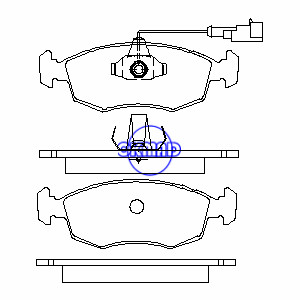 FIAT PALIO 주말 해치백 브레이크 패드 OEM: 9947954 FDB1377 GDB1341 WVA: 20907 23227 23228, FF1377