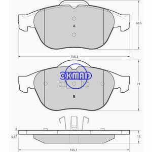 RENAULT Megane CLIO GRAND SCéNIC Pastilha de freio FMSI:8750-D1542 OEM:7701209100 FDB1440 FDB1441 FDB1866 GDB1468 GDB1540 GDB1687 GDB1787 WVA:23215 23216 23217 24535, FF1441