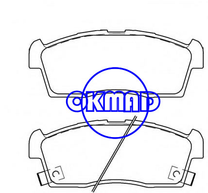 CITROEN C-ZERO MITSUBISHI i PEUGEOT ION SUZUKI ALTO MAZDA LAPUTA NISSAN MOCO SUZUKI ALTO CARRY Pastilha de freio OEM: 55810-58J00 FDB1812 GDB1940 GDB3411 WVA: 24423 25230 25231 AN-610K AN-705WK, FF1812
