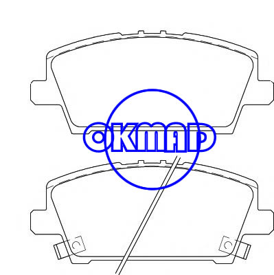 HONDA CIVIC VIII Saloon 해치백 브레이크 패드 FMSI: 9241-D2011 OEM: 45022-SMG-E00 FDB1859 GDB3407 WVA: 24087 24405 24406, FF1859