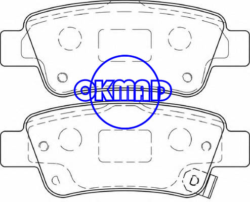 HONDA CR-V Mk III IV Pastilha de freio OEM:43022-SWW-G01 FDB4233 GDB3446 WVA:24635 24636 24637, FF4233