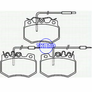 CITROËN AX C15 Visa ZX PEUGEOT 205 309 WULING DRAGON Plaquette de frein OEM : 4250.37 FDB434 FDB455 GDB433 GDB446 GDB788 GDB808 WVA : 20988, FF434