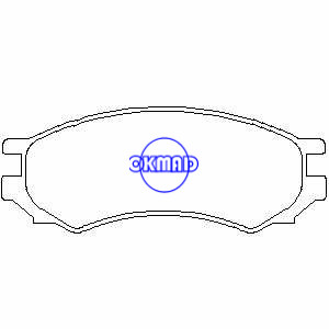 NISSAN PRIMERA Hatchback SATURN SC1 SC2 SL1 SL2 SW1 SW2 Pastilha de freio FMSI: 7386-D507 OEM: 41060-45E86 FDB667 TRW: GDB1005 GDB7030 WVA: 21280 21564 21565, FF667