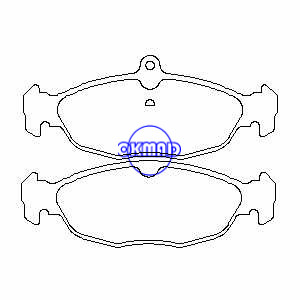 CHEVROLET CORSA LANOS TIGRA DAEWOO LANOS NEXIA OPEL ASTRA COMBO CORSA KADETT TIGRA VECTRA VAUXHALL ASTRA CARLTON COMBO CORSA NOVA TIGRA Pastilha de freio FMSI:8250-D1139 OEM:1605 810 FDB732/FDB4749 TRW:GDB1040 WVA:20547/21311/21353,FF732