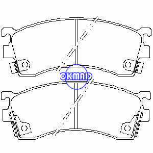 FORD USA PROBE MAZDA 626 MX-6 Protege Pastilha de freio FMSI:7515-D637 OEM:G5Y6-33-23Z FDB870 FDB950 GDB1139 WVA:21754 21755 21756 21757, FF870