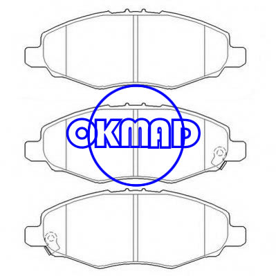 CHRYSLER (BBDC) SEBRING TOYOTA HILUX III TACOMA II Pickup Pastilha de freio OEM:04465-0K040 FDB1836 GDB3427 GDB7702 WVA:24523 24633 24634, FG3427