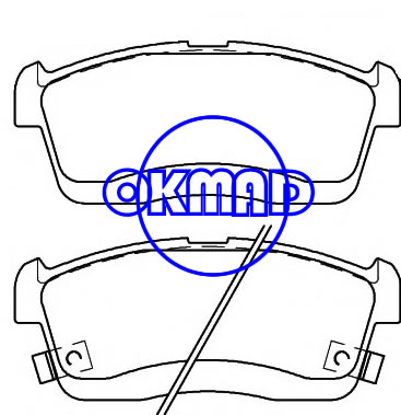 SUBARU JUSTY IV DAIHATSU MIRA SONICA TANTO CHARADE CUORE SIRION TREVIS BOON TOYOTA PASSO Pastilha de freio FMSI: 9235-D2005 OEM: 04465-B1010 04491-B1051 FDB1532 GDB3430 WVA: 25262 25273 25274 AN-661WK AN-683 WK, FG3430