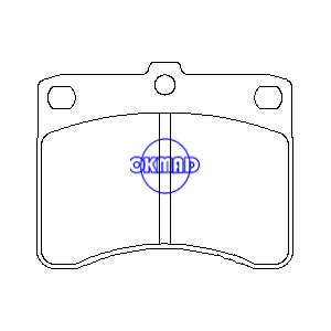 DAIHATSU CUORE II ED 10 Pastilha de freio OEM:04491-87503 FDB549 TRW:GDB736 WVA:20780, FF549