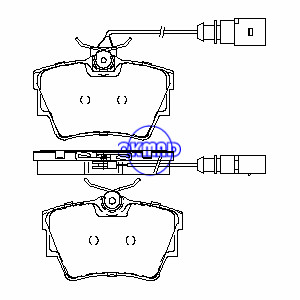 FORD GALAXY SEAT ALHAMBRA VW SHARAN TRANSPORTER IV Box Bus Plataforma/Chassis EuroVan Pastilha de freio FMSI:7754-D877 OEM:7D0698451 FDB1482 TRW:GDB1326 WVA:23224 23446, FG1326