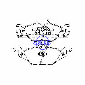 OPEL VAUXHALL ASTRA G Box Mk IV conversível Coupe Estate Hatchback Saloon pastilha de freio FMSI: D1532-8741, OEM: 1605 959, WVA23062 / 23063/23064/23065/23066/23067, FDB1293, FF1293
