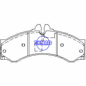 MERCEDES BENZ SPRINTER 2 t 3 t Bus Plataforma / Chassi VW LT Mk II Box Bus DODGE TRUCK Sprinter Pastilha de freio FMSI: 7849-D949 8246-D1136 OEM: 05103556AC FDB1043 TRW: GDB1288 WVA: 29076 29153, FF1043