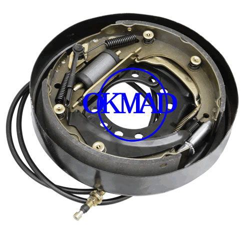 Conjunto de freio de roda de empilhadeira heli dalian jac tcm tcm 24453-70401 conjunto completo de sapatas de freio de reposição