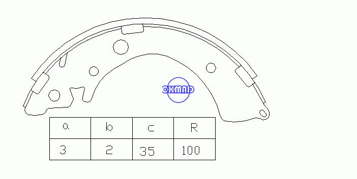 Honda Accord III V VI VII COPE HATCHBACK SALOON HR-V FRENOS FMSI: 1364-S576 OEM: 43153-SR4-A02 FSB402 Brembo: S28512N, OK-BS085