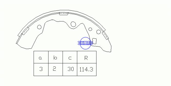 FORD USA PROBE I MAZDA 626 II Hatchback III Coupé Tambour freins à tambour FMSI:1407-S721 OEM:BWYA-26-38Z MK3372 GS8520, OK-BS257