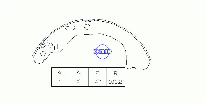 CHEVROLET Malibu OLDSMOBILE Alero Cutlass Supreme PONTIAC Grand TOYOTA TRUCK Tacoma Tambor Sapatas de freio FMSI:1496-S720 1612-S903 OEM:18048651 18029865, OK-BS499