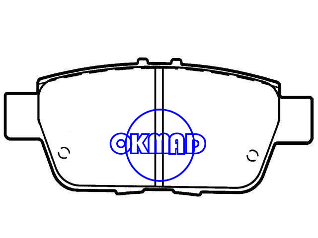 HONDA RIDGELINE ACURA TL Type S brake pad FMSI:8209-D1103 OEM:43022-SJC-A00 WVA:25243, F1103