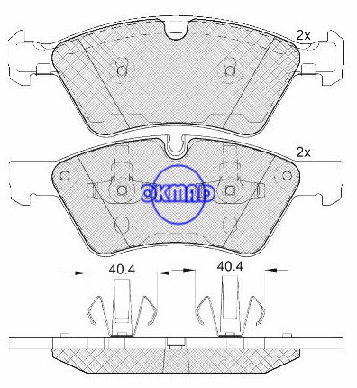 MERCEDES BENZ E-CLASS (W211) E-CLASS T-Model (S211) M-CLASS (W164) R-CLASS (W251, V251) GL-CLASS (X164) brake pad FMSI:D1123-8229 OEM:164 420 08 20 WVA:23922,F1123
