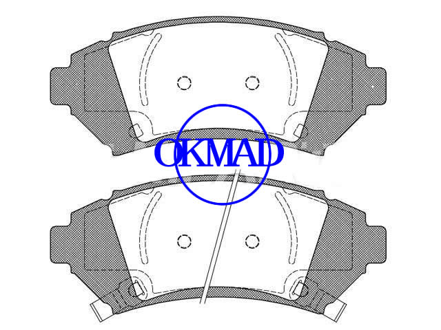 BUICK LESABRE PARK AVENUE CADILLAC DEVILLE CHEVROLET MONTE CARLO PONTIAC BONNEVILLE brake pad FMSI:D1224-7693D1076-7981 OEM:88964119,F1224