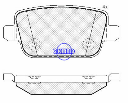 Ford FocusGalaxyKugaMondeoS-Max Land Rover Freelander 2 Volvo S80 II(AS) Volvo V70XC70Changan S80L brake pad FMSI:D1314-8429 OEM:LR003657 WVA24537,F1314