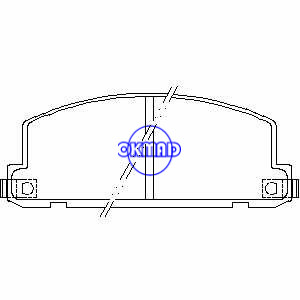 ISUZU Pickup Trooper Campo Brake pad FMSI:7188-D285 OEM:94136642 FDB505 TRW:GDB749 WVA:20880 20881 20882, F285