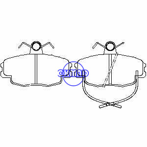 RENAULT 807 727 18 Variable Brake pad FMSI:7194-D292 OEM:4250.41 TRW:GDB1428 GDB807 WVA:20769 20770 20771 20772 20773 20774, F292