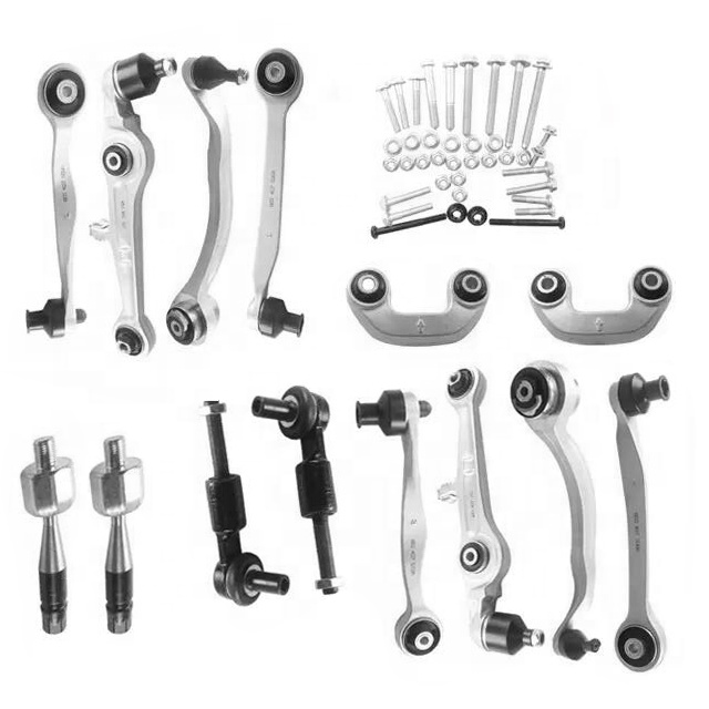 For Audi A4 A6 VW Passat 3B 3B2 3B5 3BG Car Suspension Parts Control Arms Kit 8E0407505A 8E0407694AG 14Pcs