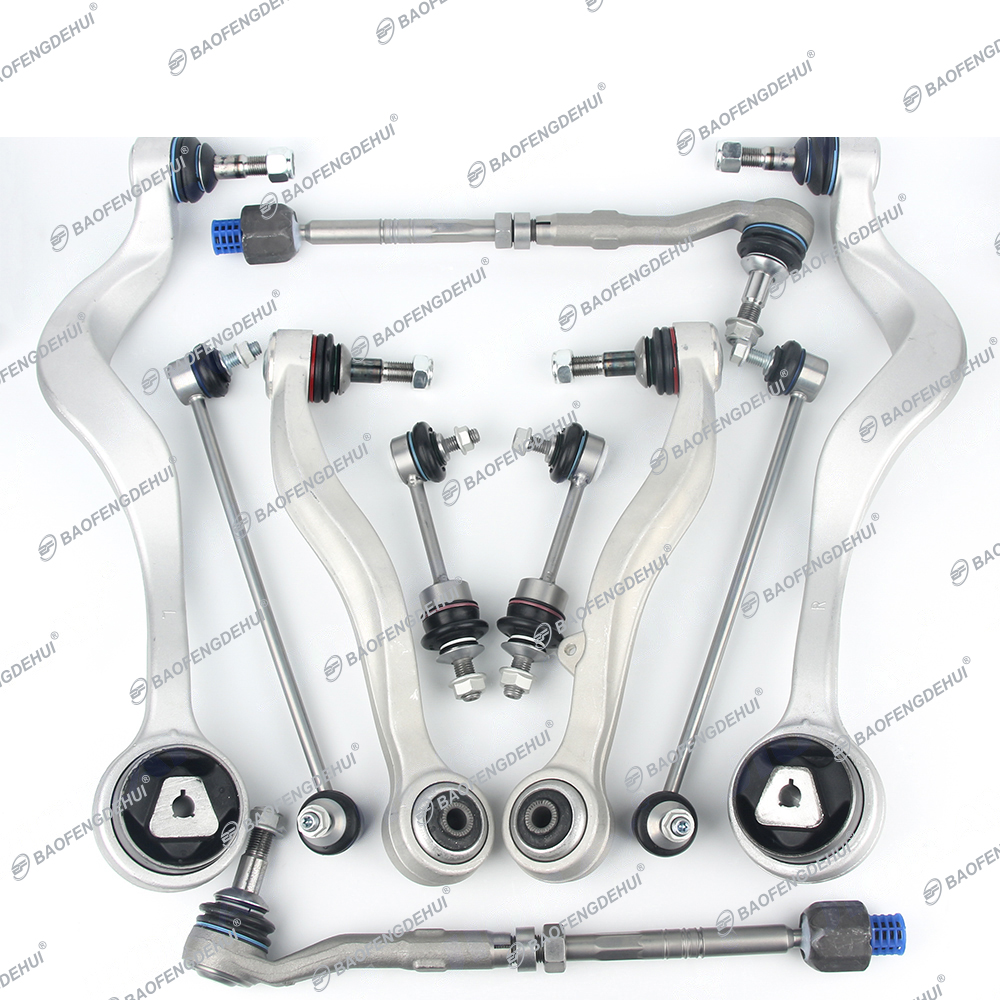 For BMW 5 Series E60 E61 523i 525d 530i Control Arm Ball Joint Stabilizer Link Tie Rod Kits