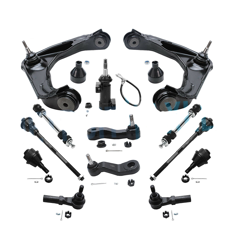BIT Auto Parts ES3609 K6693 K620054 13pc Front Upper Control Arms Tie Rods Suspension Kit for Cadillac Chevrolet GMC Hummer