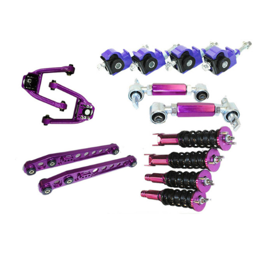 Coilover Suspension Lower Control Arm Upper Arm F&R Camber EK 96-00
