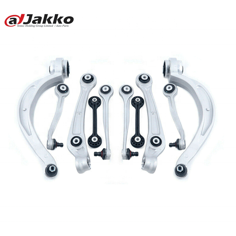 12Pcs Manufacturer Front suspension Lower control arm kit for Audi A4 B8 A5 Q5 A6 C7 8K0498998 8K0407505A