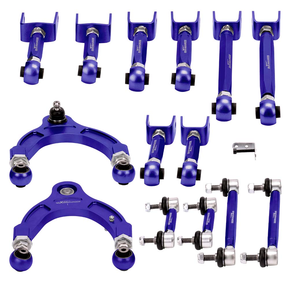 maXpeedingrods 14x Adjustable Front & Rear Control Arms Toe Setback Arm For Tesla model 3 Y 2017+