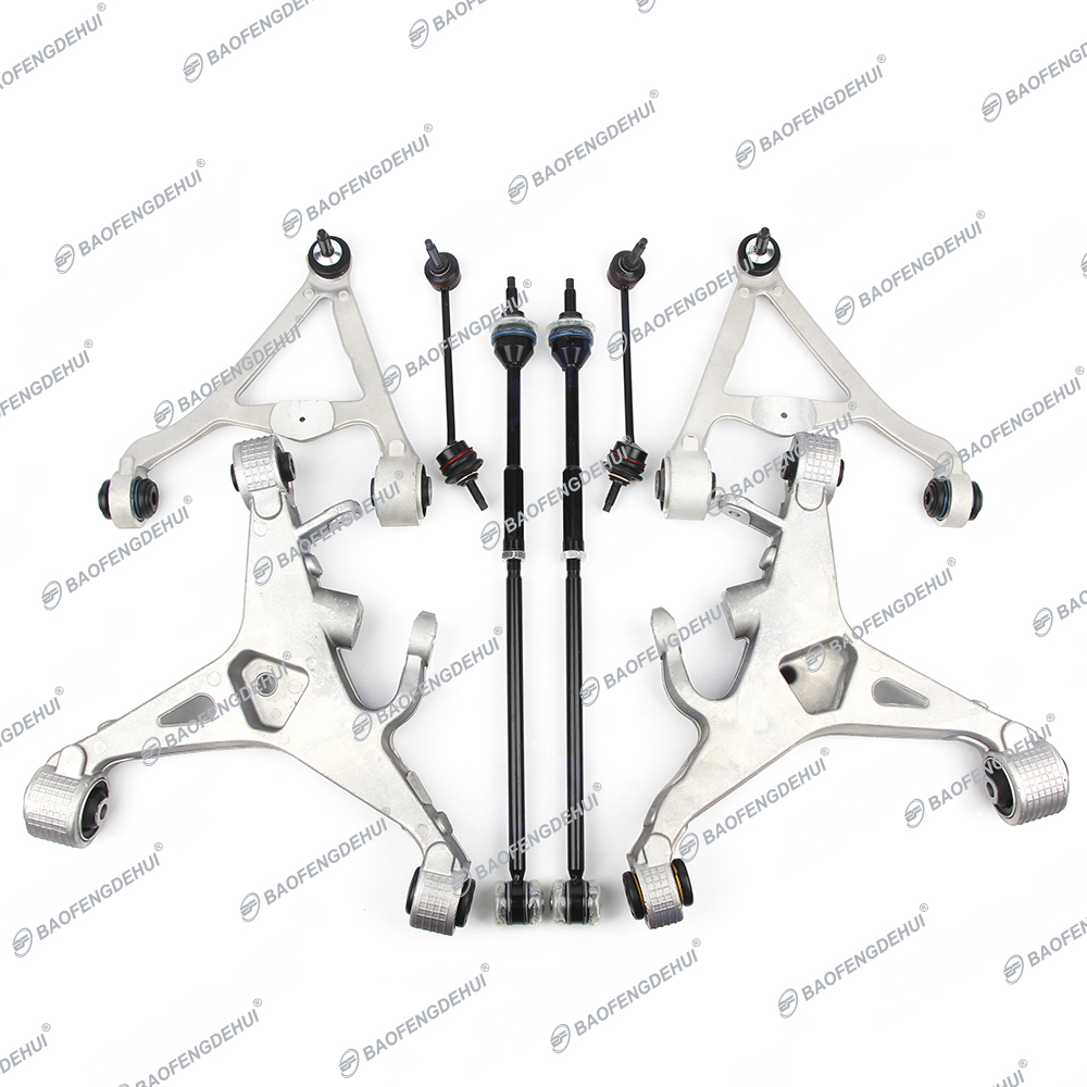 Rear Control Arm set Ball Joint Stabilizer Link Tie Rod Kits For Jaguar XF X250 XJ X350 XJL X351 XK 8 X150